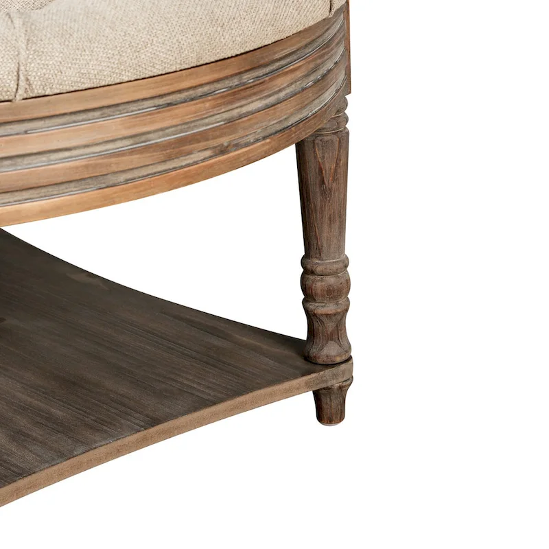 Large Round Ottoman Coffee Table