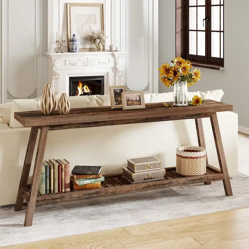 Farmhouse 70.9 Inches Console Entryway Table
