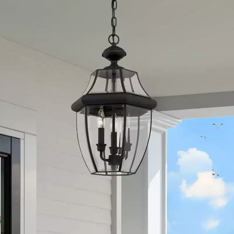 Livex Lighting Monterey 3 - Light Pendant in Black