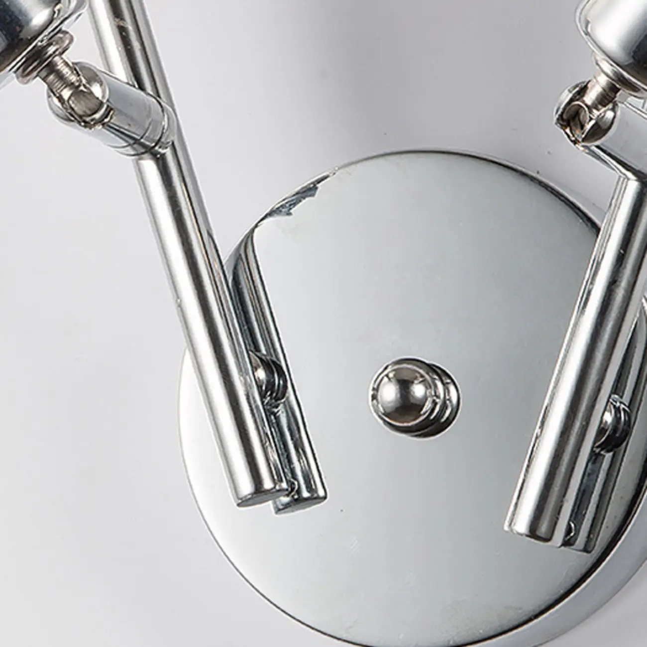 Adjustable Modern Chrome Semi Flush Mount Ceiling Track Light