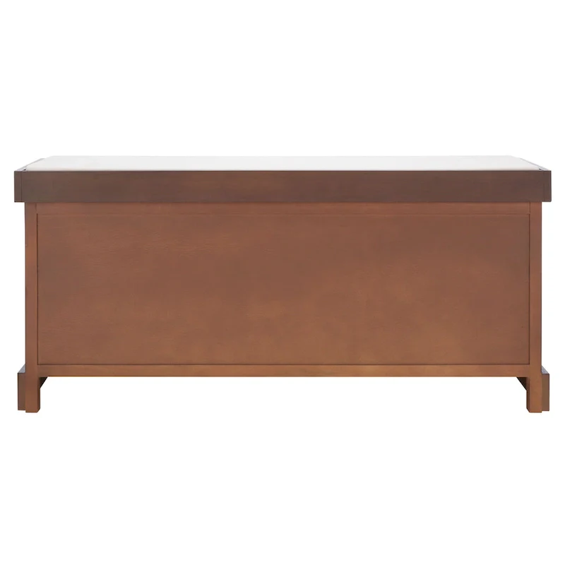 SAFAVIEH Mozella 3-Drawer Cushion Bench - 42  W x 15  D x 20  H - 42Wx15Dx20H