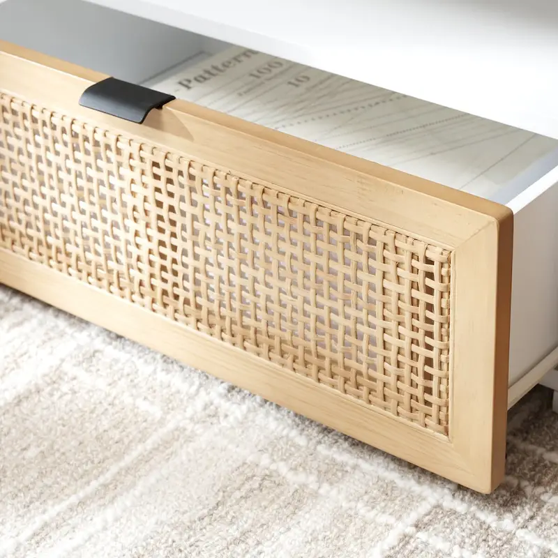 2-Drawer 1-Shelf Entertainment Media Stand, Fits Up To 55