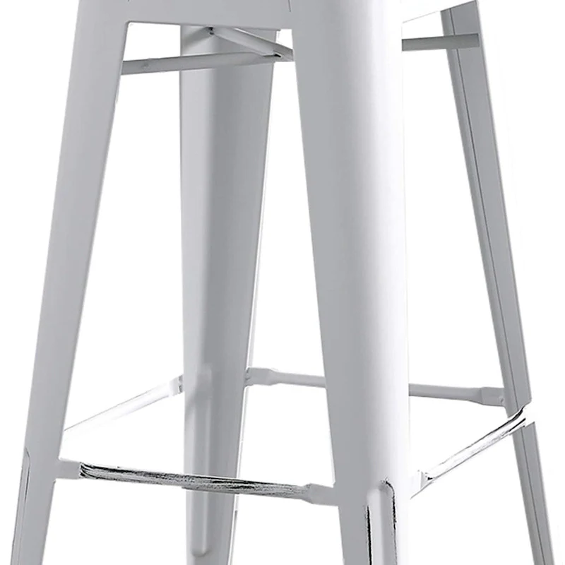 AC Pacific 30 Inch Metal Barstool Set of 2