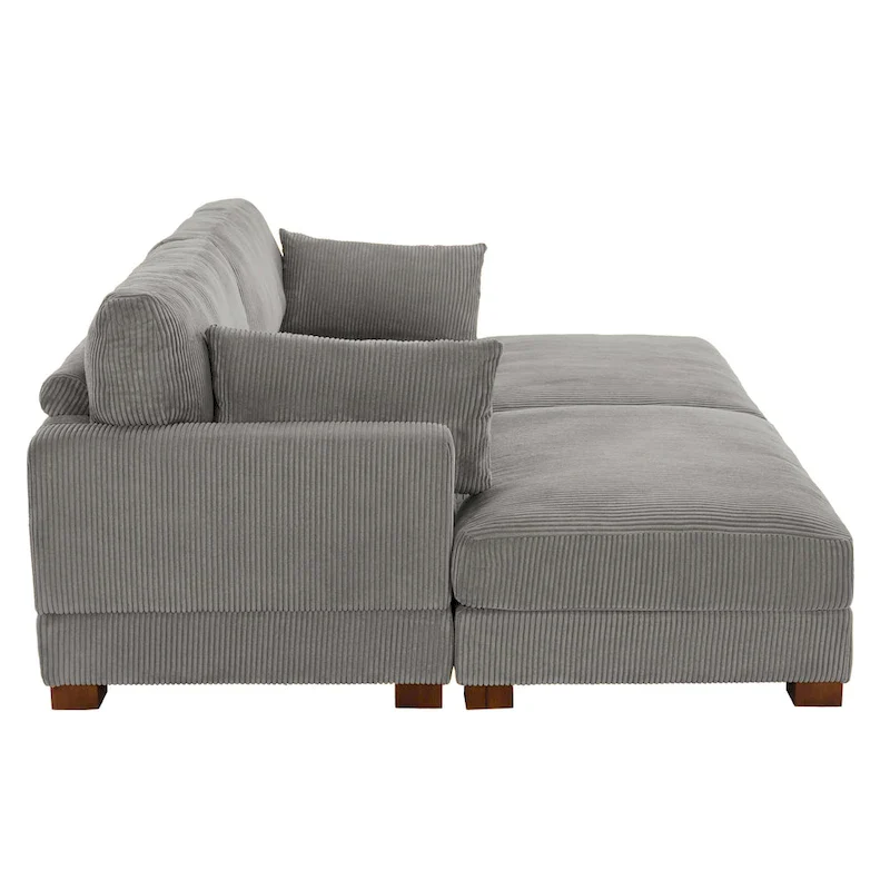 88 Convertible Larger Couch Modular Sectional Sofa Set