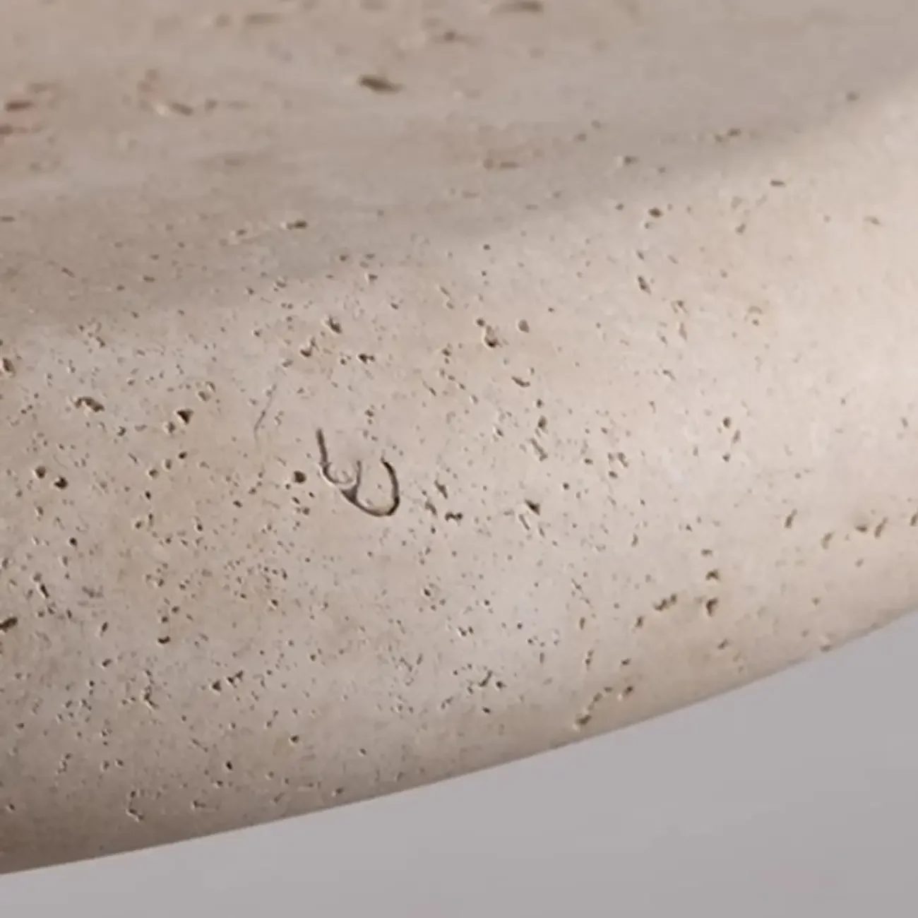 Modern Beige Stone Adjustable Pendant Light