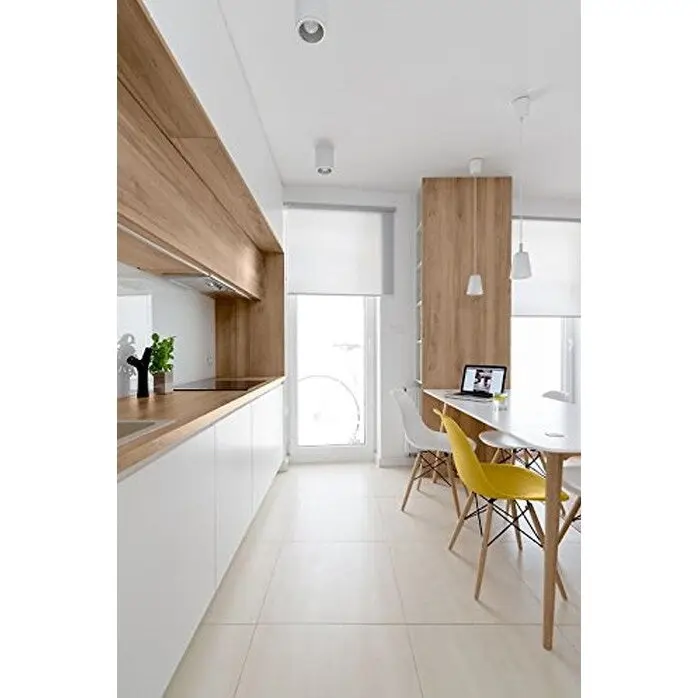 Designer Plastic Eiffel Chair Natural Wood Legs Retro Dining Armless With Back Desk Accent Living Room Side Dowel DSW