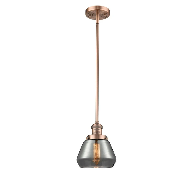 Innovations Lighting Fulton Single Light 7  Wide Mini Pendant with