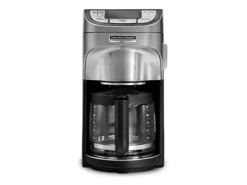 Hamilton Beach Brewstation Pro Coffee Maker 49500: 12-Cup Drip Machine, Black, Electric, 5-Year Warranty