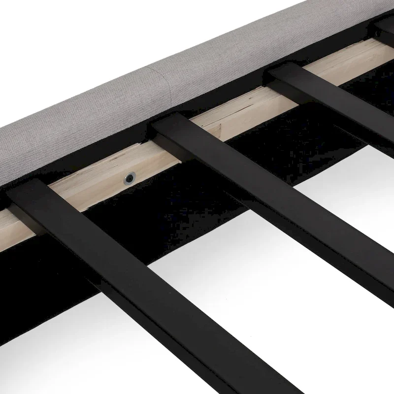 Costello Upholstered Tufted Fabric Queen Bed Set by Christopher Knight Home