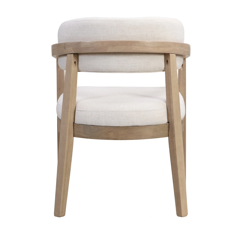 Christopher Knight Home - Carter Modern Dining Armchair Set of 2 with Upholstered Seating and Solid Wood Frame