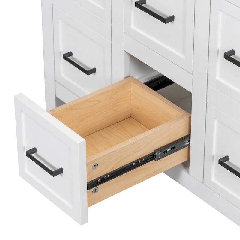 Bathroom Vanity Cabinet with Resin Integrated Sink