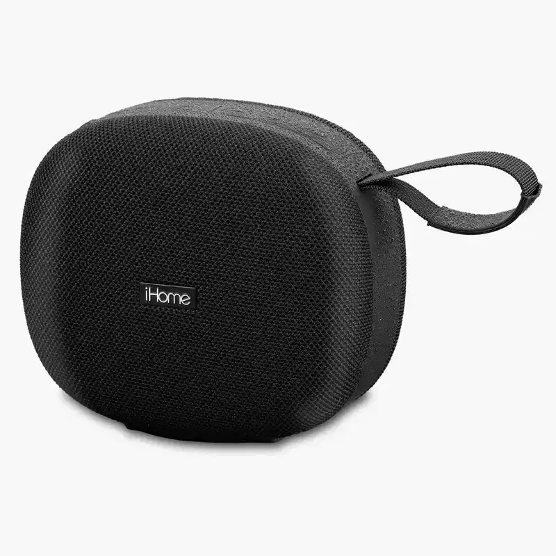 iHome Splash Resistant Bluetooth Speaker with FM Radio - Black (iBT330)