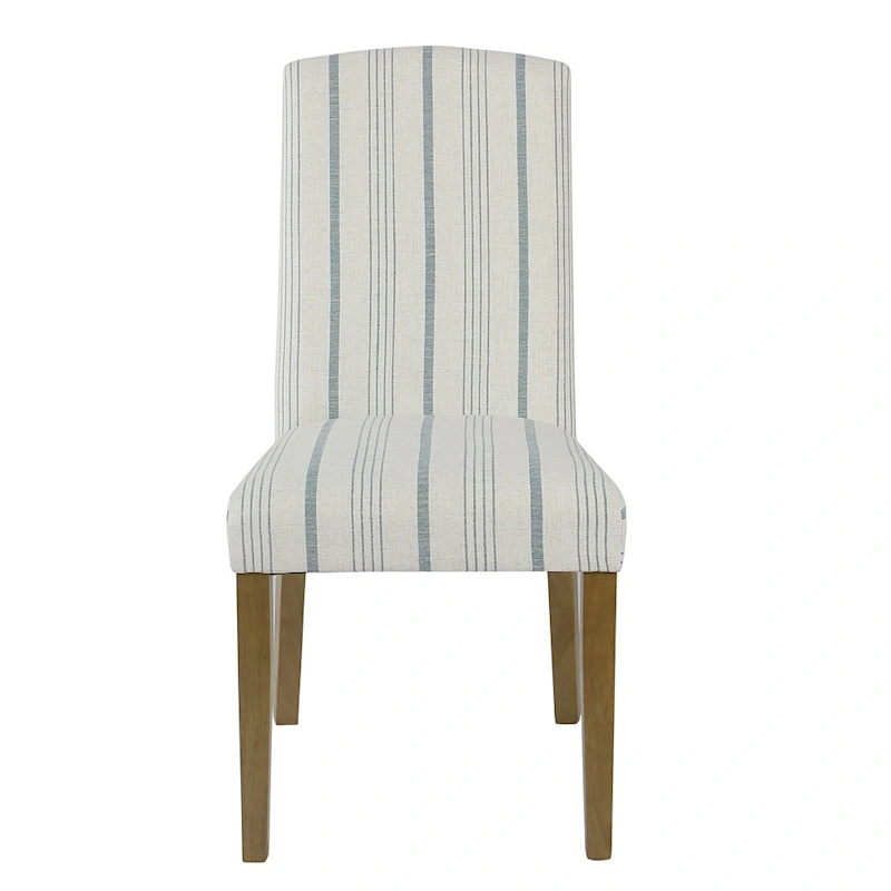 HomePop Classic Parsons Dining Chair - Blue Calypso Stripe (Set of 2)