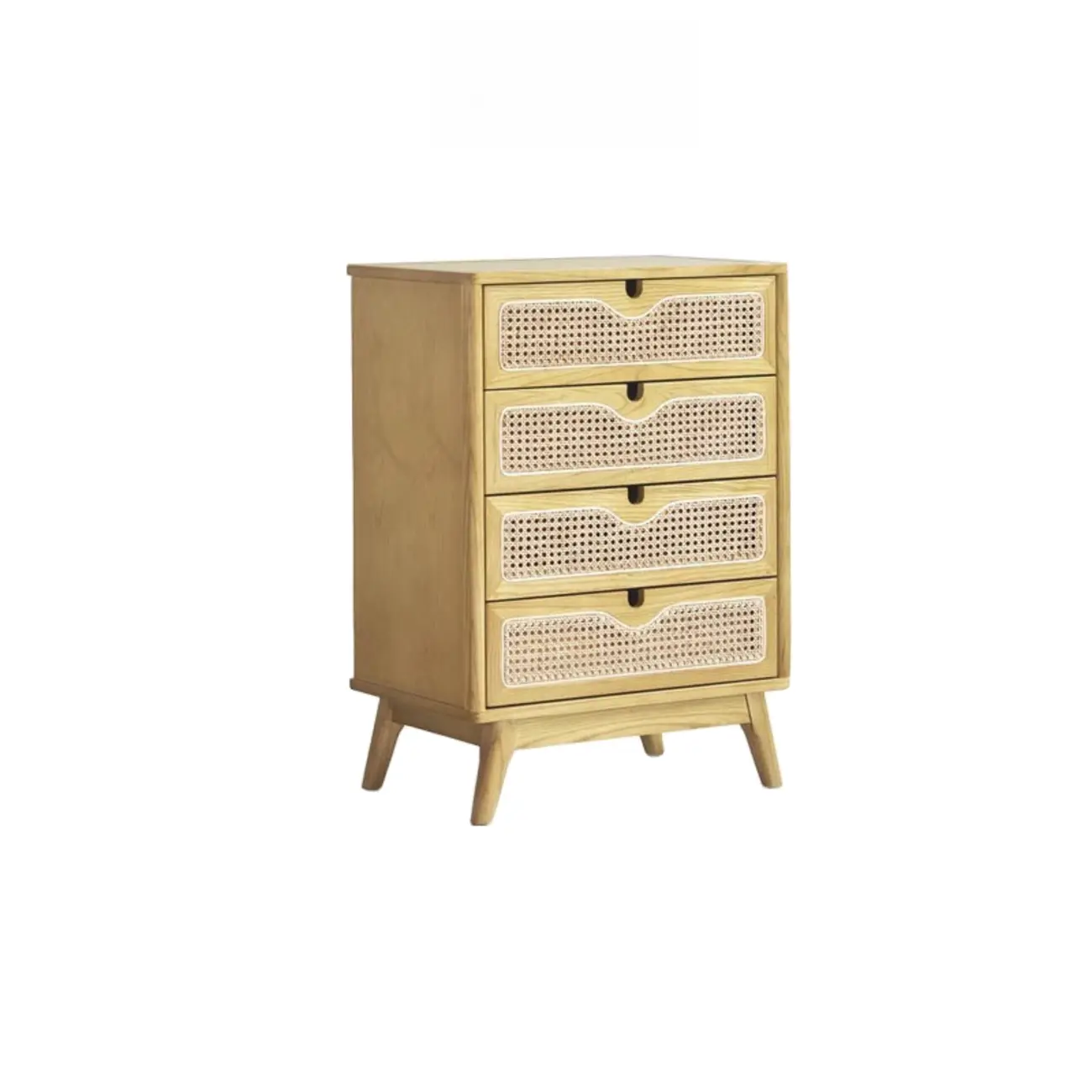 Tropical Natural Woven Double Layer Chest with 6-Drawers
