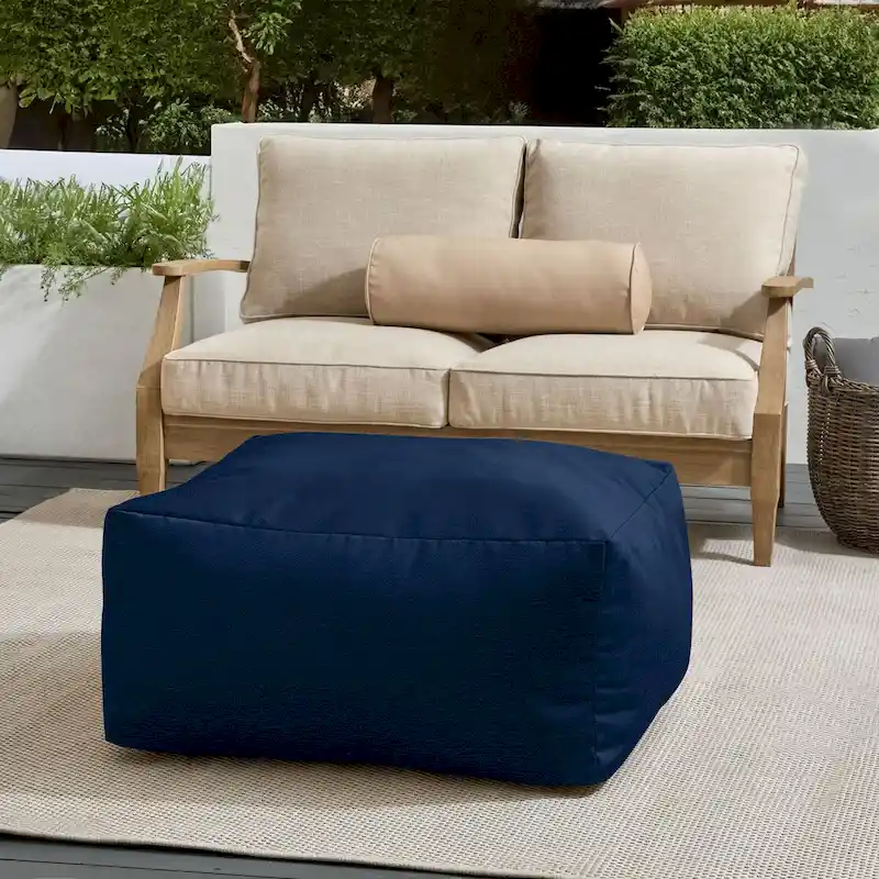 Outdoor Solid Bean Pouf