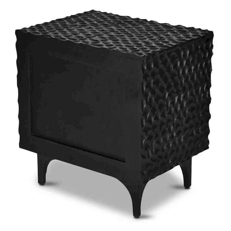 Poly & Bark Chennai Nightstand - Handcrafted Solid Wood