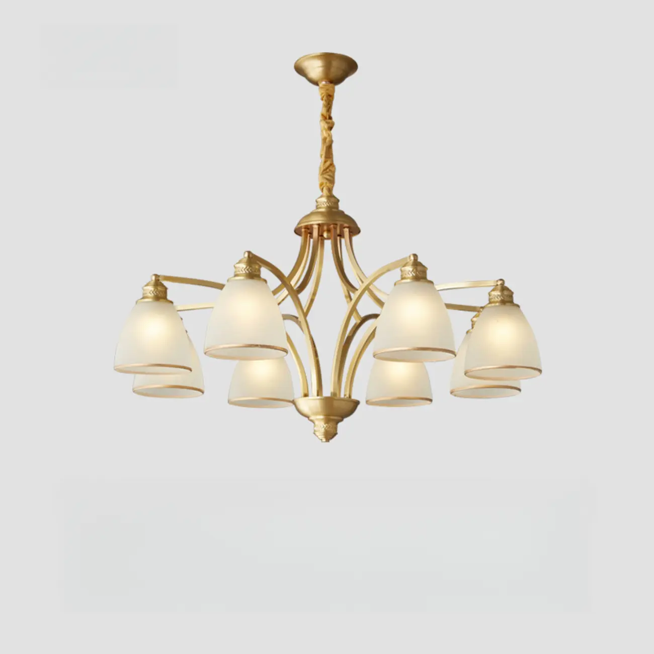 Elegant Modern Hanging Chandelier with Adaptive Height