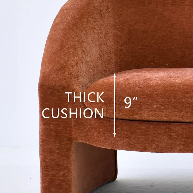 Upholstered Barrel Chair