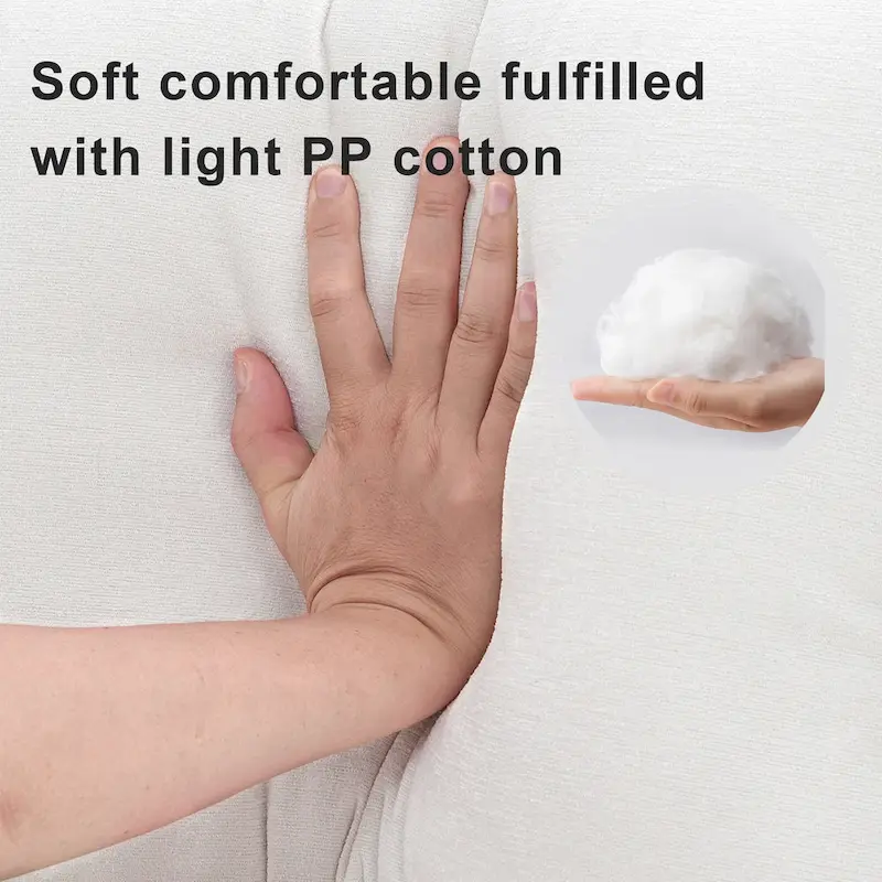 Modern Upholstered 6-Seat Modular U-Shaped Sleeper Sectional Sofa