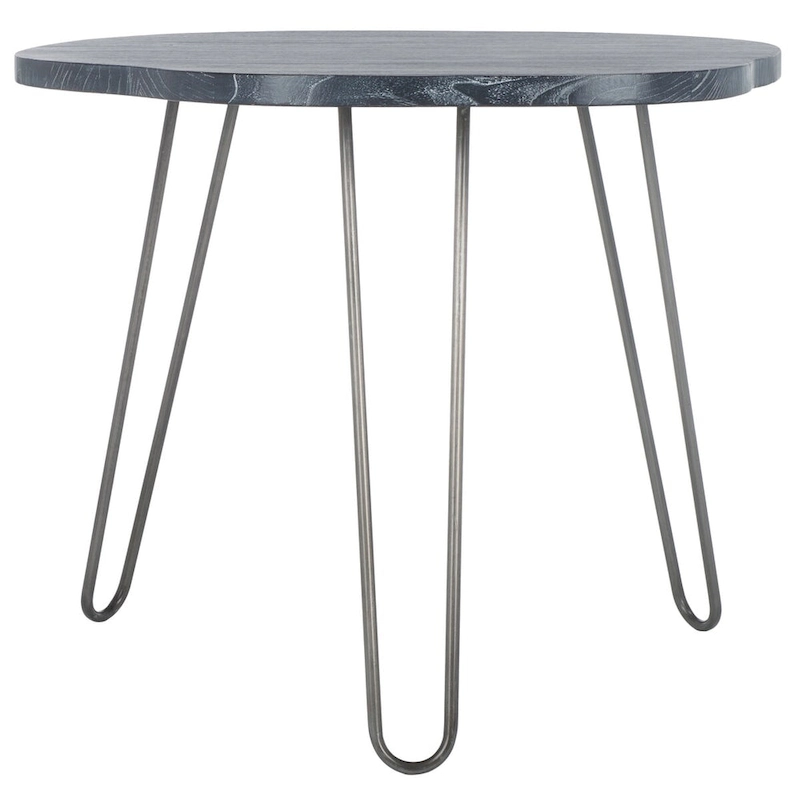 SAFAVIEH Lozka Wood Top Grey / White Wash Dining Table - 39.4 x 35.4 x 29.9 - 39Wx35Dx30H