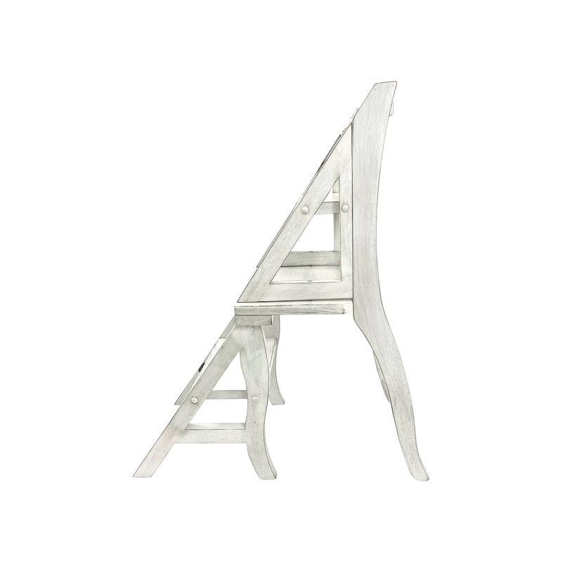 Carolina Living Folding Library Chair - Antique White