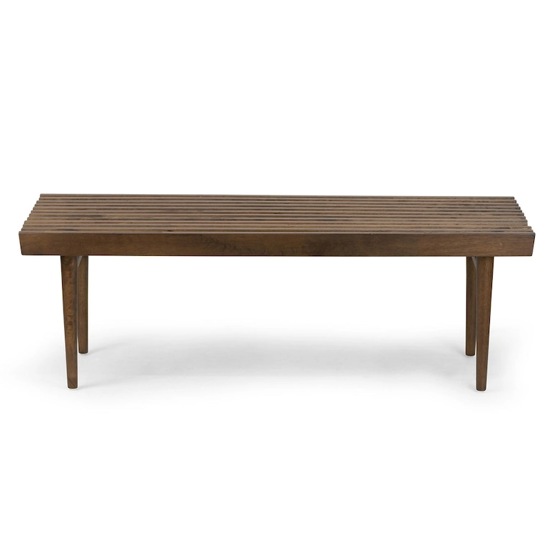 Baird Slatted Wooden Bench