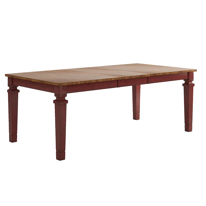 Elena Solid Wood Extendable Dining Table - Classic Style