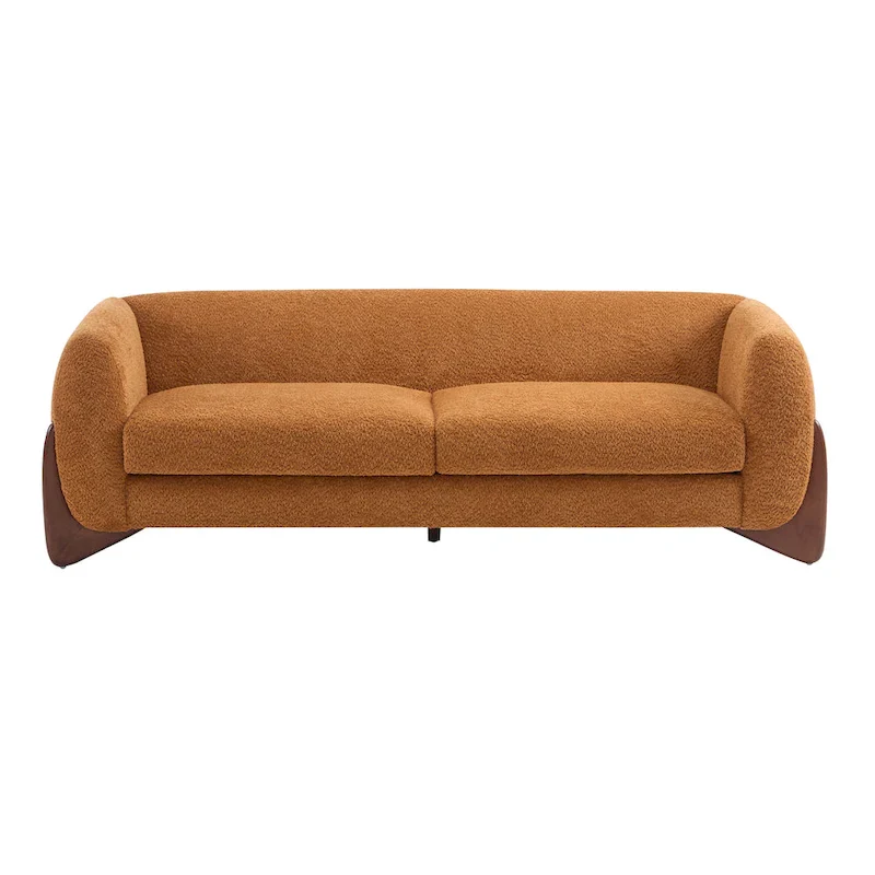 Alma Upholstered Boucle 3-Seat Sofa by Christopher Knight Home