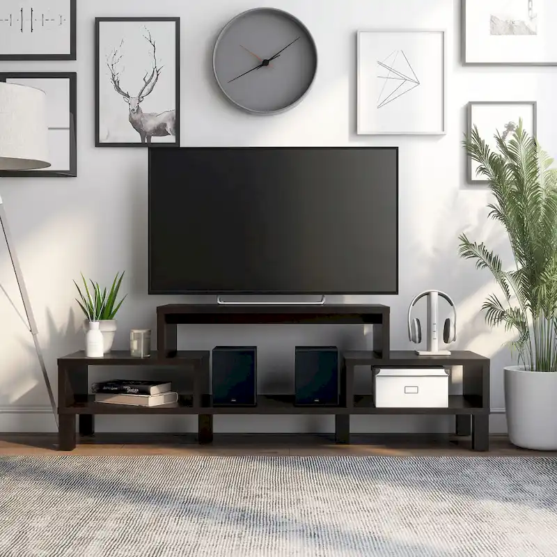 Espresso 3-Shelf TV Stand, 60