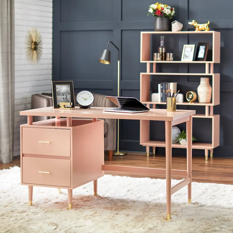 Simple Living Margo 2-drawer Mid-Century Modern Desk