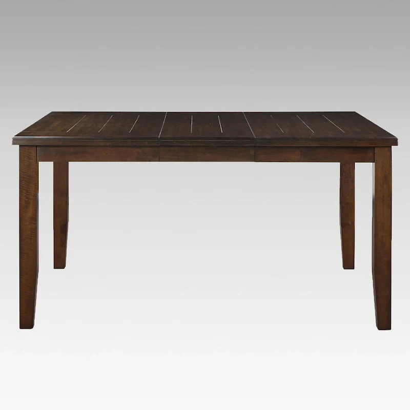 Square Dining Table with Butterfly Leaf Extension — Espresso Finish
