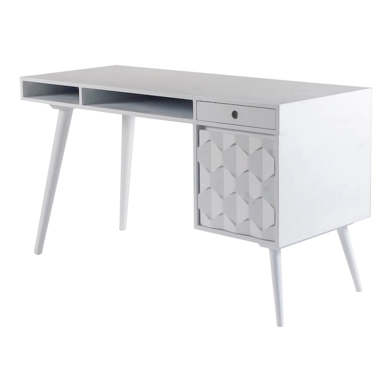 Aurelle Home Oslo Mid-Century Modern Desk