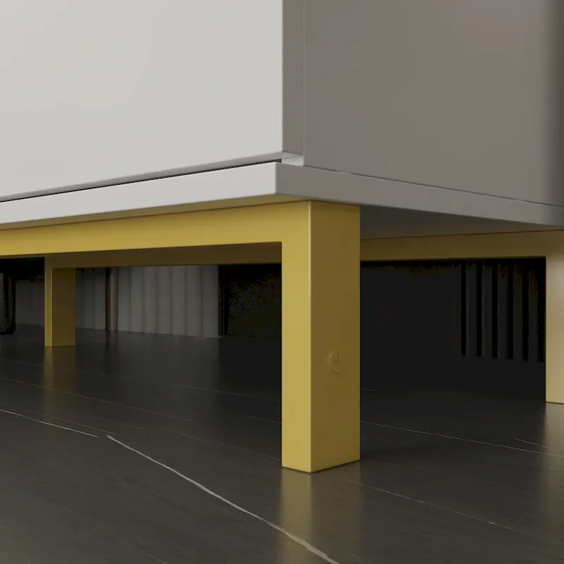 31.5W x 29.7H Wooden Nightstand with 3 Drawer End Table Black Chest