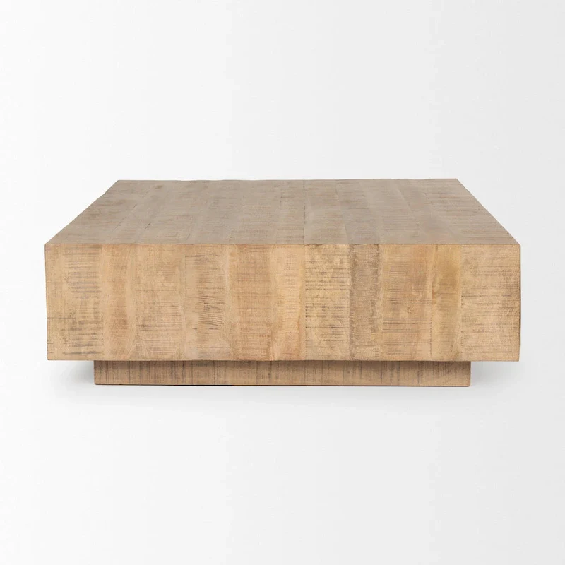 Hayden Solid Wood Square Floating Coffee Table