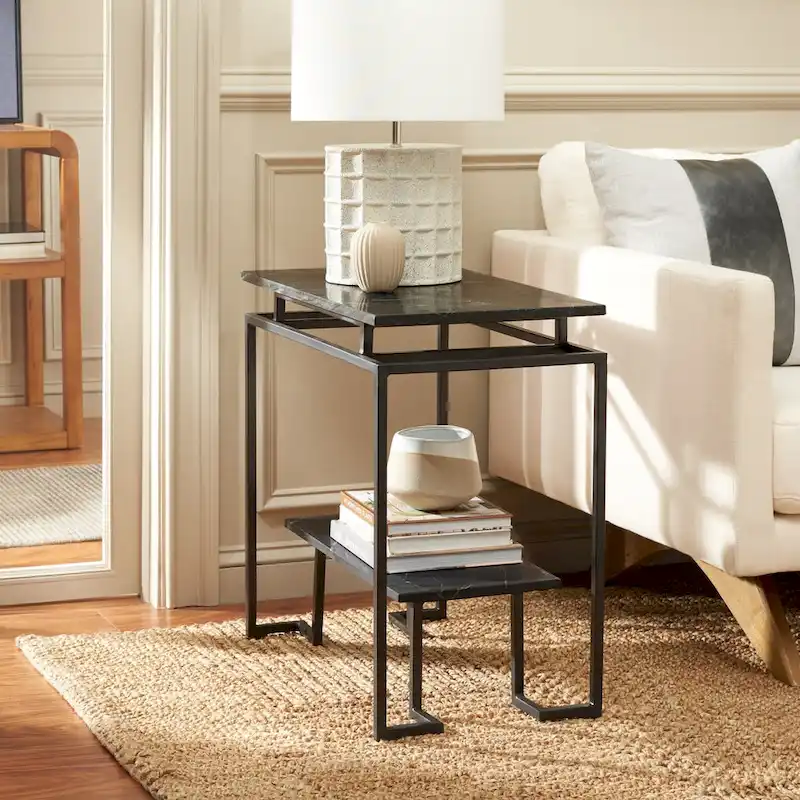 Malvina Single Shelf Rectangle Accent Table - 24 L x 14 D x 24 H - 24Wx14Dx24H