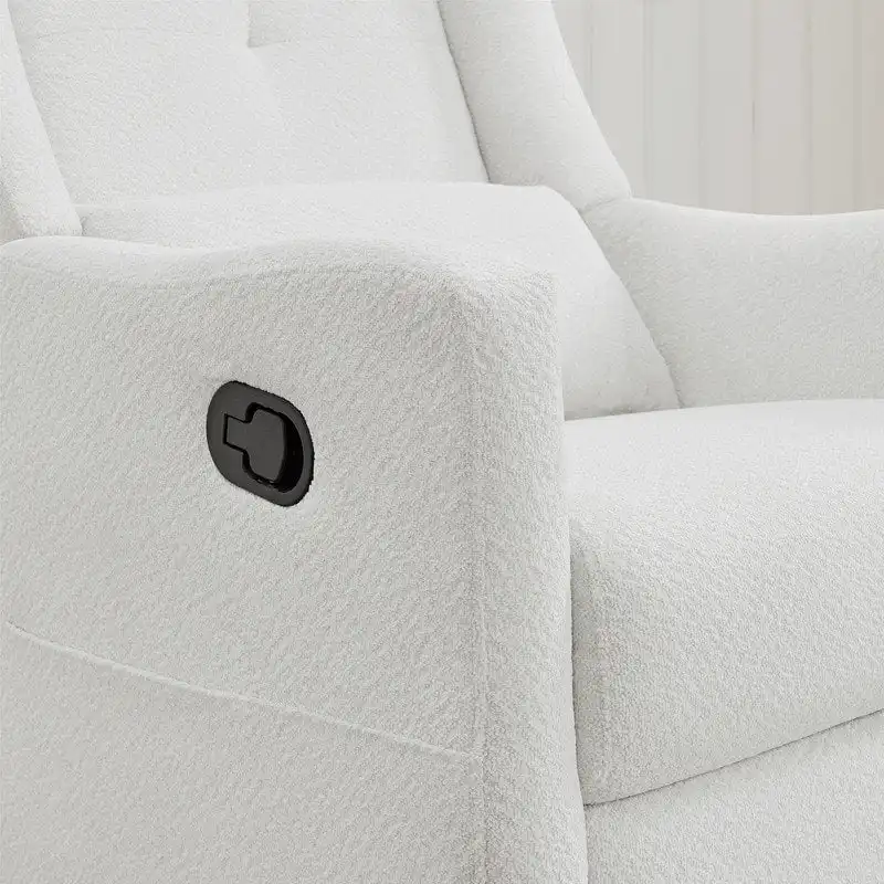 Lincoln Manual Swivel Glider Recliner with Lumbar Pillow