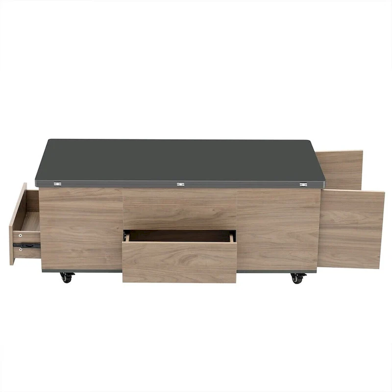 Merax Modern Lift Top Coffee Table Multifunctional Table
