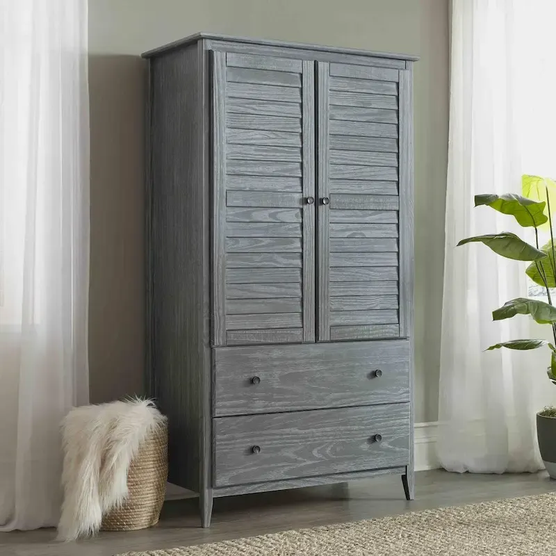 Grain Wood Furniture 2-door Armoire