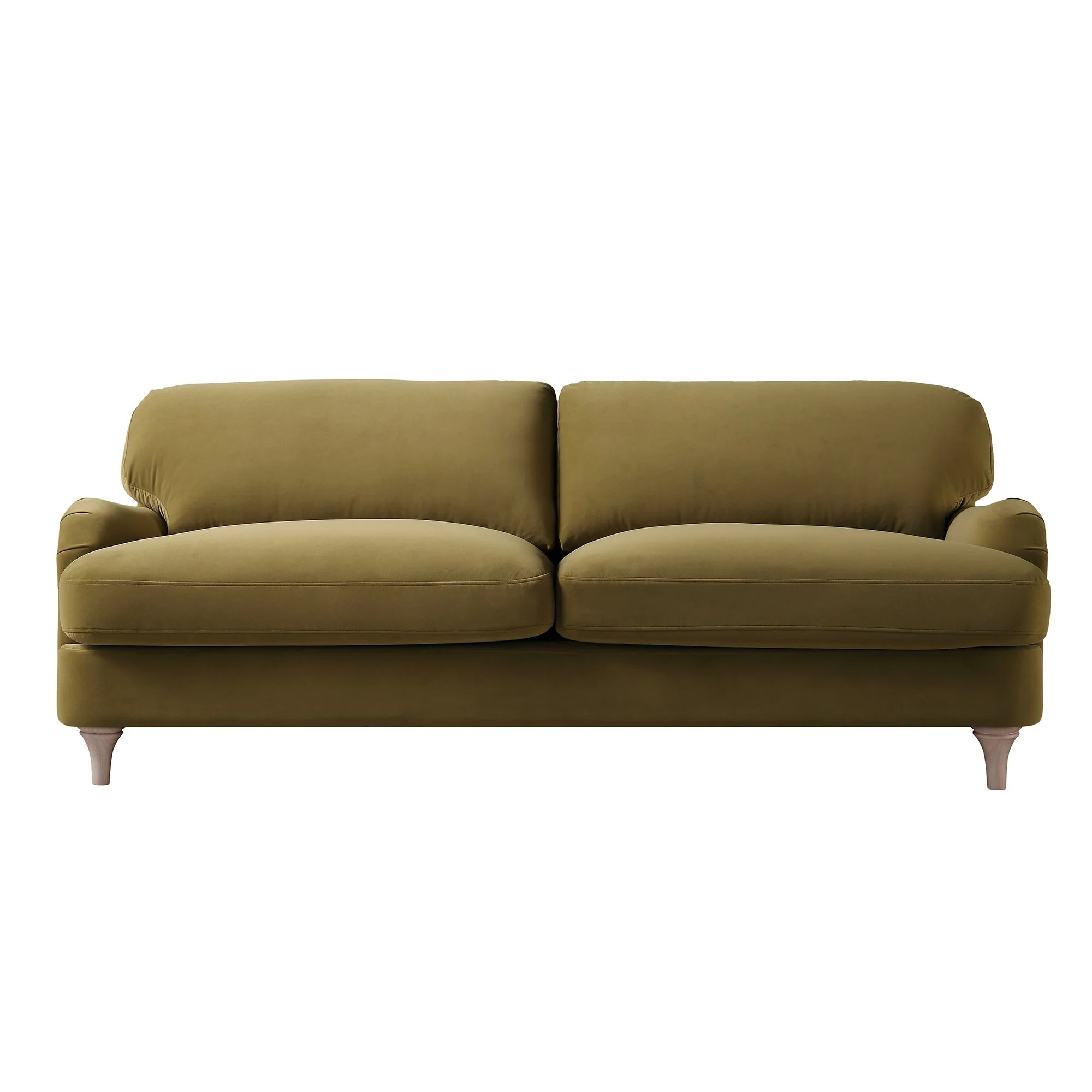 Fudge Velvet Sofa, 3-Seater