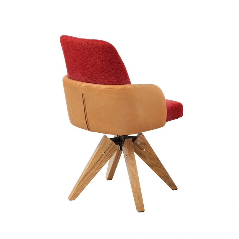 Art Leon Mid-century Modern Upholstered Home Office Desk Chair