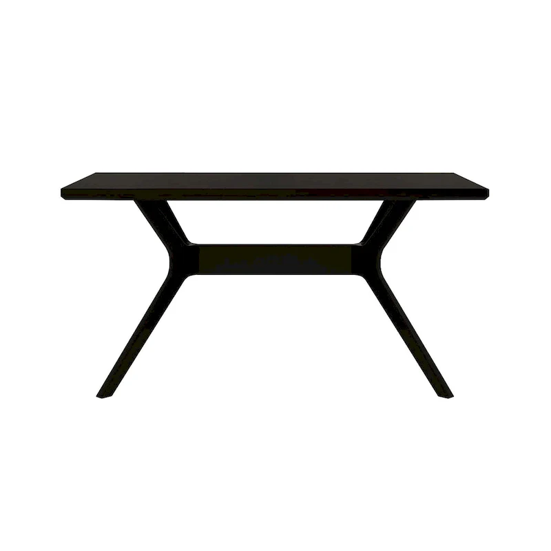 Plank and Beam Verso Cross Leg Rectangular Dining Table - 60