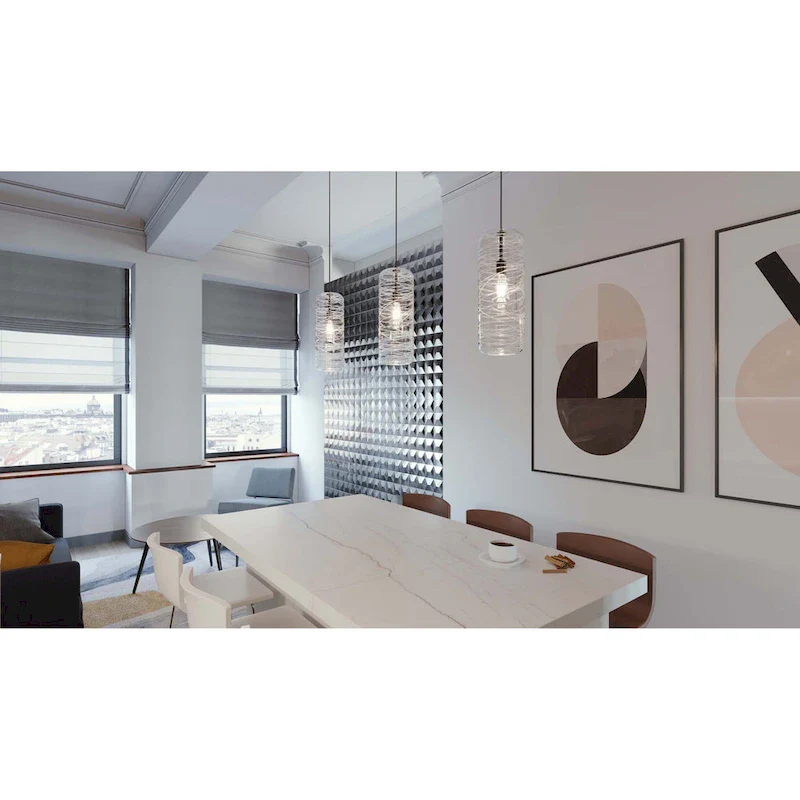 AFX Hermosa 1-light Satin Nickel 4000K LED Pendant