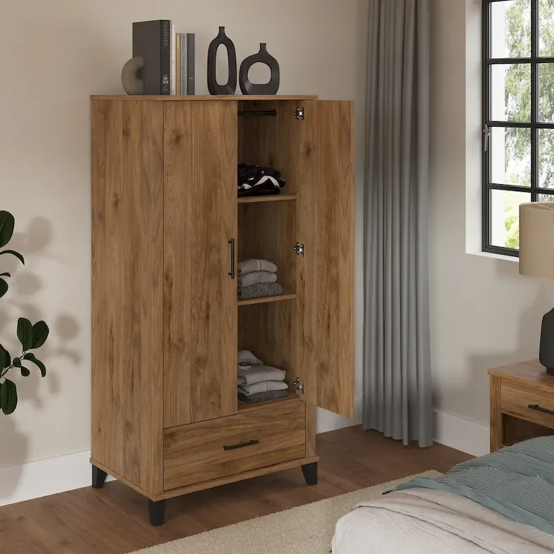 Somerset Large Armoire Cabinet by Bush Furniture