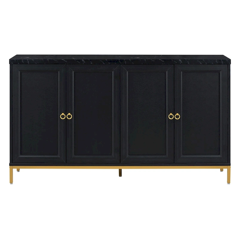 Sideboard with Extra Large Storage Space and Metal Handles