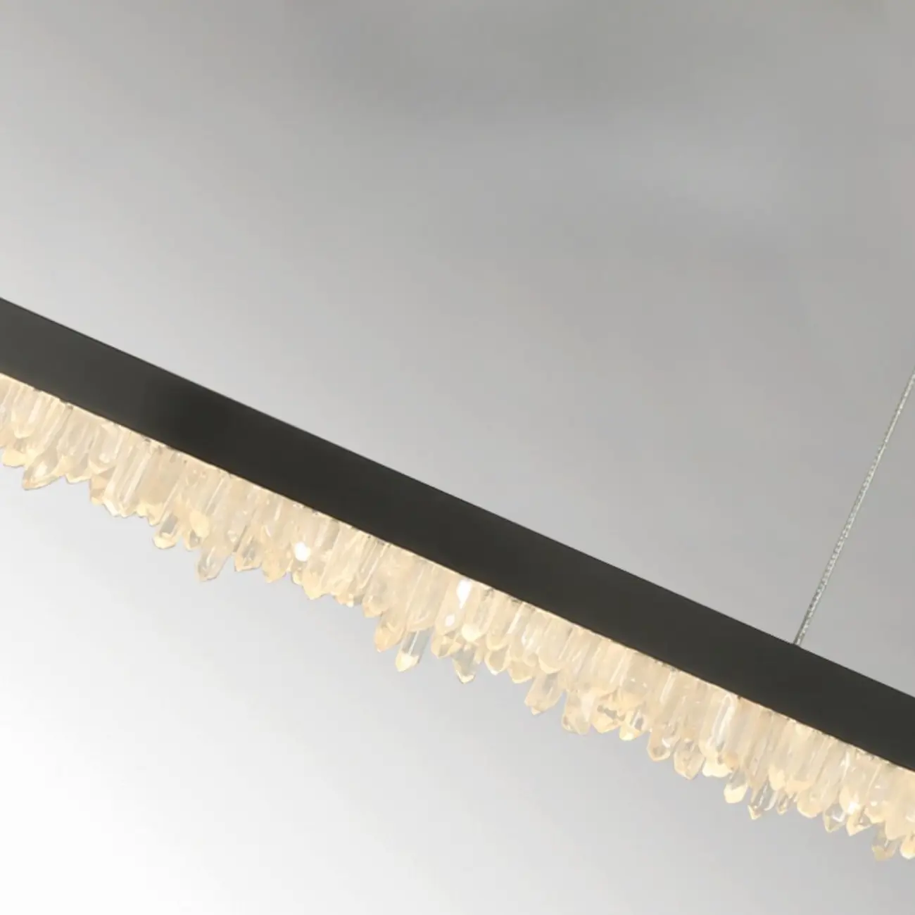 Modern Crystal Kitchen Island Pendant Light Dimmable LED