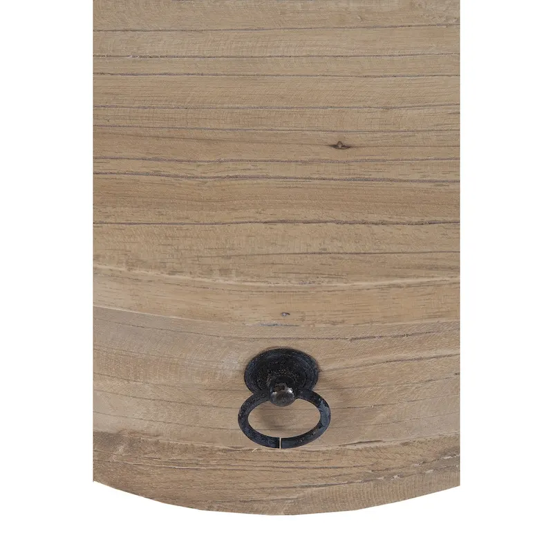 Unfinished Mindi Wood Side Table With Drawer by  - 26 x 18 x 26