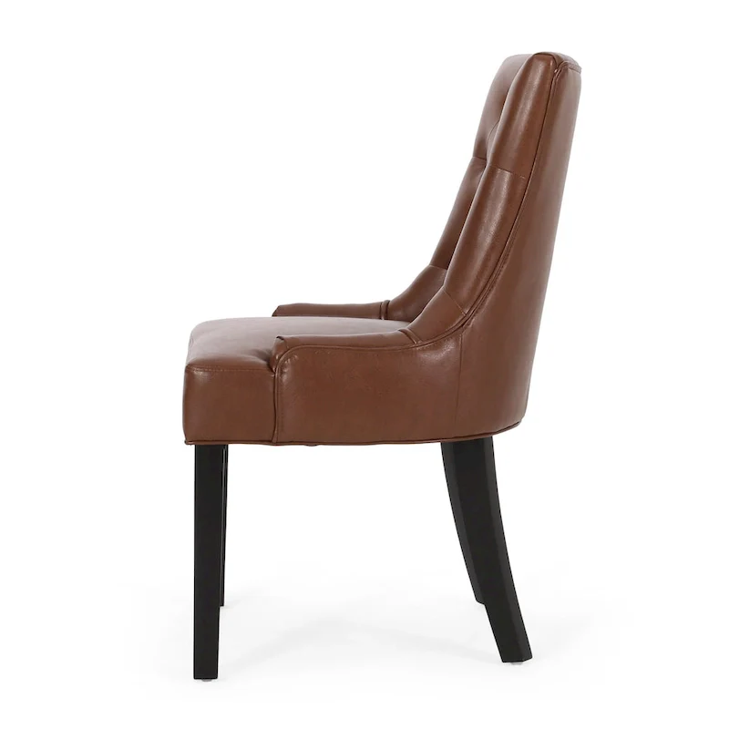 Cheney Tufted Dining Chairs (Set of 6) by Christopher Knight Home