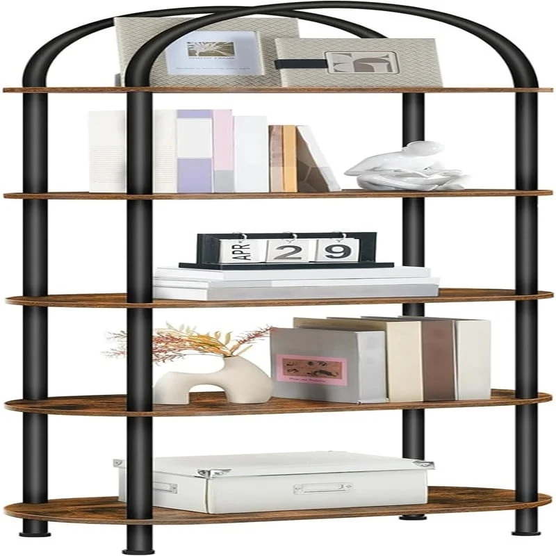 5 Tier Open Bookshelf