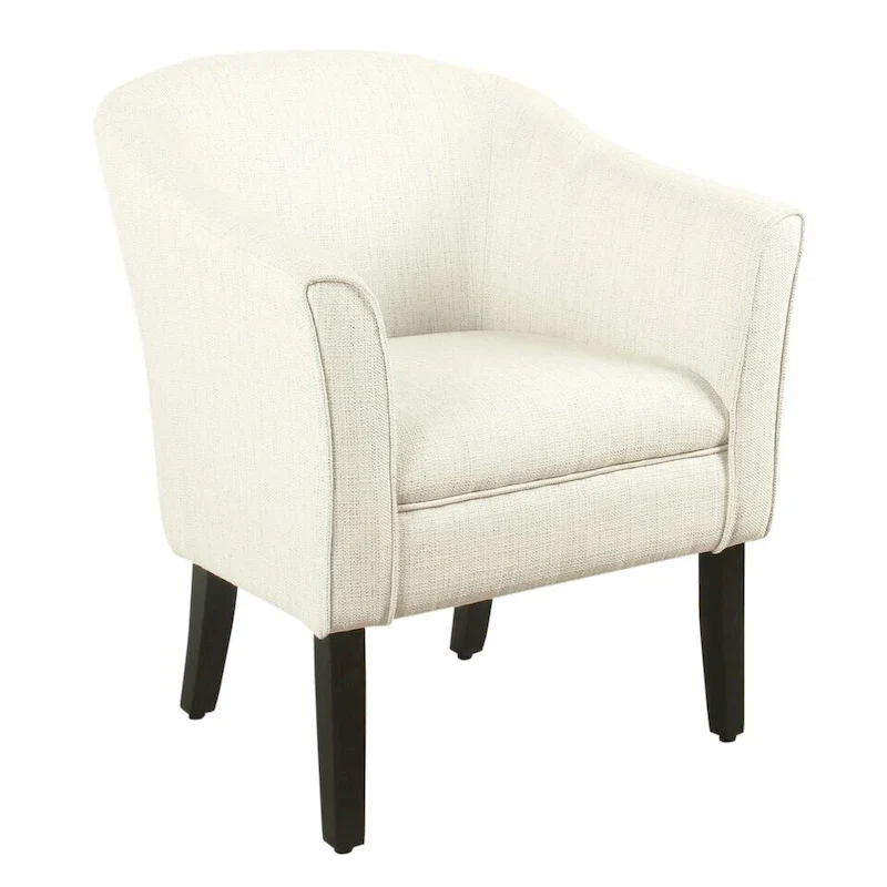 Kingswell Natural Textured Barrel Accent Chair