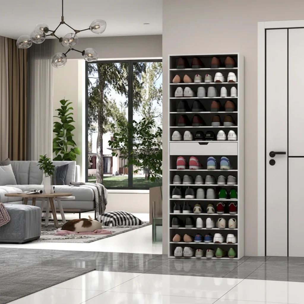 Multi-Layer Shoe Rack Shelf Entrance Storage Cabinet